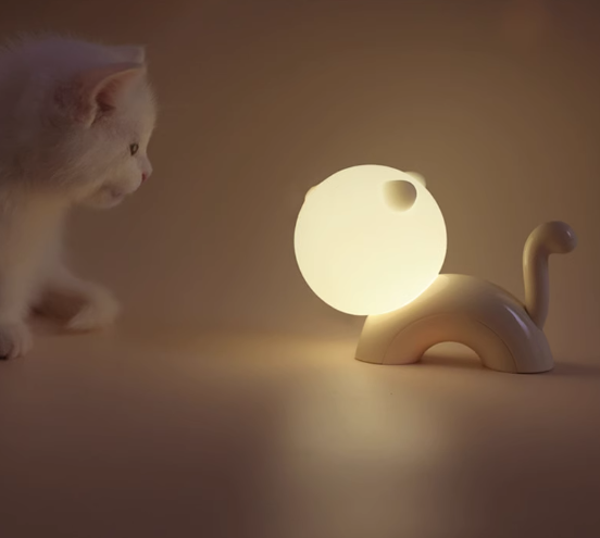 淘寶小物分享：貓咪感應小夜燈